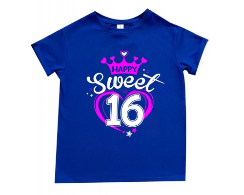 Футболка подростковая для девочки Happy Sweet 16 купить в интернет магазине