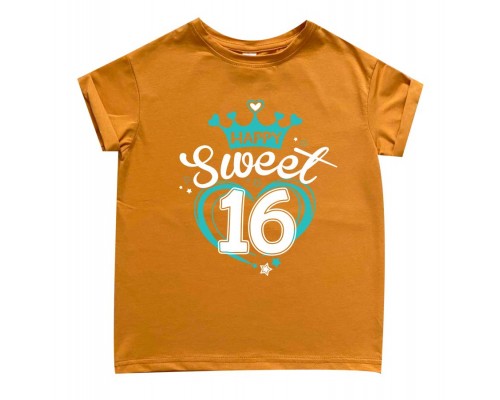 Футболка підліткова для дівчинки Happy Sweet 16 купити в інтернет магазині