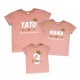 Сімейні футболки для трьох Маленька принцеса корона гліттер купити в інтернет магазині