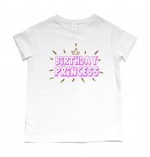 Футболка детская для девочки "Birthday princess"
