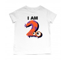 Футболка детская для мальчика "I am 2"
