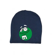 M&M's зеленый - детская шапка удлиненная