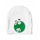 M&Ms зеленый - детская шапка удлиненная для мальчиков купить в интернет магазине