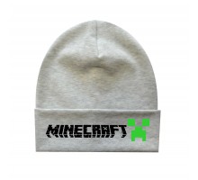 Minecraft - детская шапка бини
