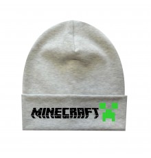 Minecraft - детская шапка бини