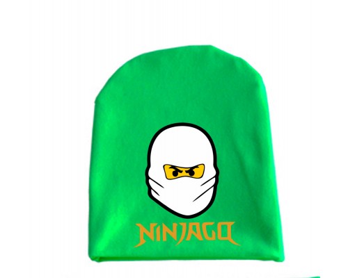 Ninjago Zane белый - детская шапка удлиненная для мальчиков купить в интернет магазине