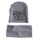 Jack Daniels - детская шапка удлиненная с хомутом для мальчиков купить в интернет магазине