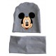 Микки Маус - детская шапка удлиненная с хомутом для мальчиков купить в интернет магазине