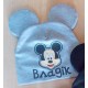 Міккі Маус іменна дитяча шапка з вушками для хлопчиків купити в інтернет магазині