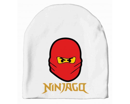 Ninjago Kai красный - детская шапка удлиненная для мальчиков купить в интернет магазине