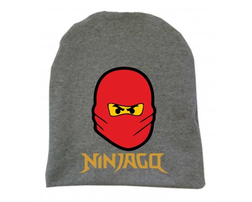 Ninjago Kai красный - детская шапка удлиненная для мальчиков купить в интернет магазине