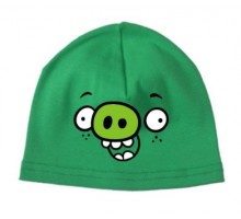 Angry Birds - шапка детская зеленая