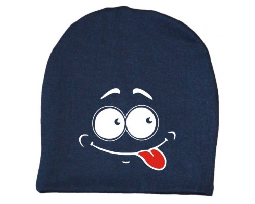 Мордочка з язиком - дитяча шапка подовжена для хлопчиків купити в інтернет магазині