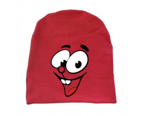 Мордочка усмішка - дитяча шапка подовжена для хлопчиків купити в інтернет магазині