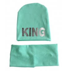 KING - дитяча шапка подовжена +хомут
