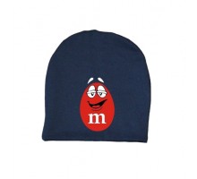 M&M's красный - детская шапка удлиненная