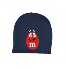 M&M's красный - детская шапка удлиненная