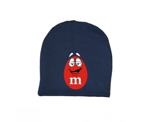 M&Ms червоний - дитяча шапка подовжена для хлопчиків купити в інтернет магазині