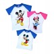 Комплект 2-х цветных футболок family look Микки Маусы купить в интернет магазине