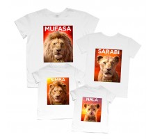 Комплект семейных футболок Король Лев