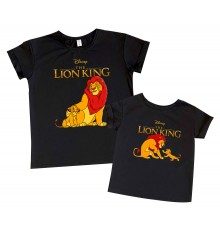 Комплект футболок для тата та сина "The Lion King"