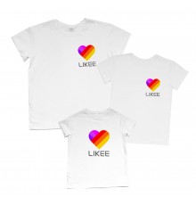 LIKEE - комплект семейных футболок family look