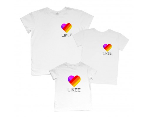 LIKEE - комплект сімейних футболок family look купити в інтернет магазині