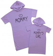 Mommys Girl - платья с капюшоном для мамы и дочки