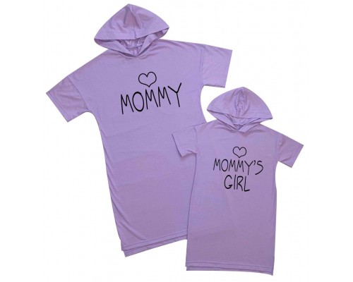 Mommys Girl - сукні з капюшоном для мами та доньки купити в інтернет магазині