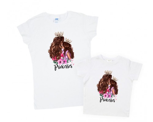 Princesses - футболки для мамы и дочки купить в интернет магазине