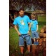 Комплект футболок для тата та сина Гомер та Барт Сімпсони купити в інтернет магазині
