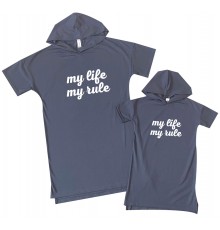 Комплект суконь для мами та доньки "my life my rule"
