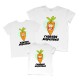Комплект футболок для всієї родини family look Моркви купити в інтернет магазині