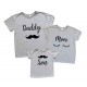 Комплект сімейних футболок family look Daddy, Mom, Son купити в інтернет магазині