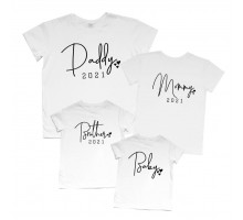 Daddy, Mommy, Brother, Baby - комплект футболок для всей семьи