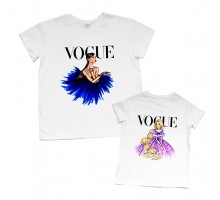 Vogue - комплект футболок для мамы и дочки