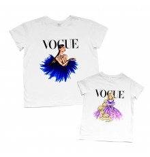 Vogue - комплект футболок для мамы и дочки