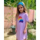 Ананаси в окулярах - сукні з капюшоном для мами та доньки купити в інтернет магазині