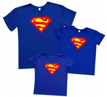 Superman - комплект футболок для всей семьи