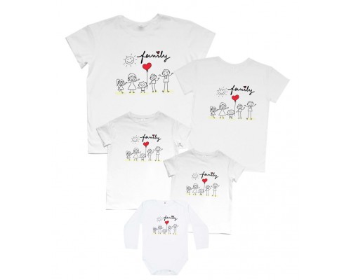 Family - комплект футболок для всієї родини купити в інтернет магазині