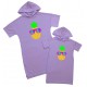 Ананасы в очках - платья с капюшоном для мамы и дочки купить в интернет магазине