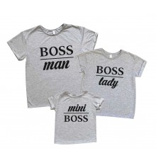 BOSS - комплект футболок для всей семьи