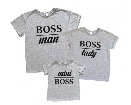 BOSS - комплект футболок для всієї родини купити в інтернет магазині