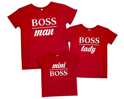 BOSS - комплект футболок для всей семьи купить в интернет магазине