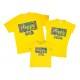 Комплект сімейних футболок family look Happy Dad, Mom, Boy/Girl купити в інтернет магазині