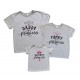 Комплект футболок family look для всієї родини Daddy, Mommy of a Princess купити в інтернет магазині
