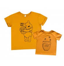 Комплект футболок для мамы и дочки "I love my honey"