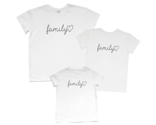 family - однакові футболки для всієї родини купити в інтернет магазині