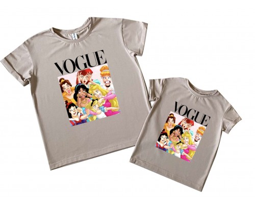 Vogue принцессы - комплект футболок для мамы и дочки купить в интернет магазине