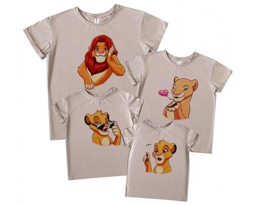 Король Лев - футболки для всей семьи family look купить в интернет магазине